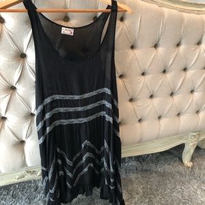 Free People Dress/Tunic, Black Size SM